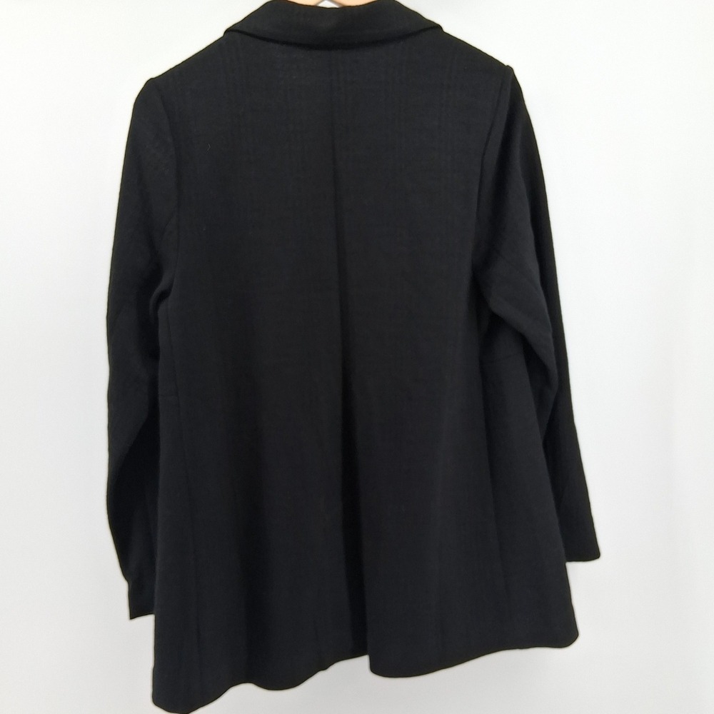 Torrid Womens Black Blazer Jacket Size 0 L 12 Career Workwear 2 Button Lined - Picture 9 of 12
